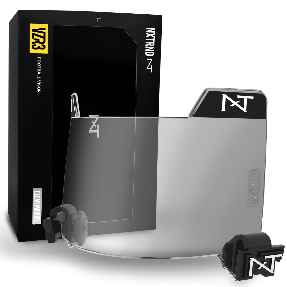 NXTRND VZR3® Football Visor Clear Mirror