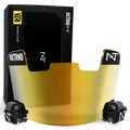 NXTRND VZR1® Football Visor Clear Gold
