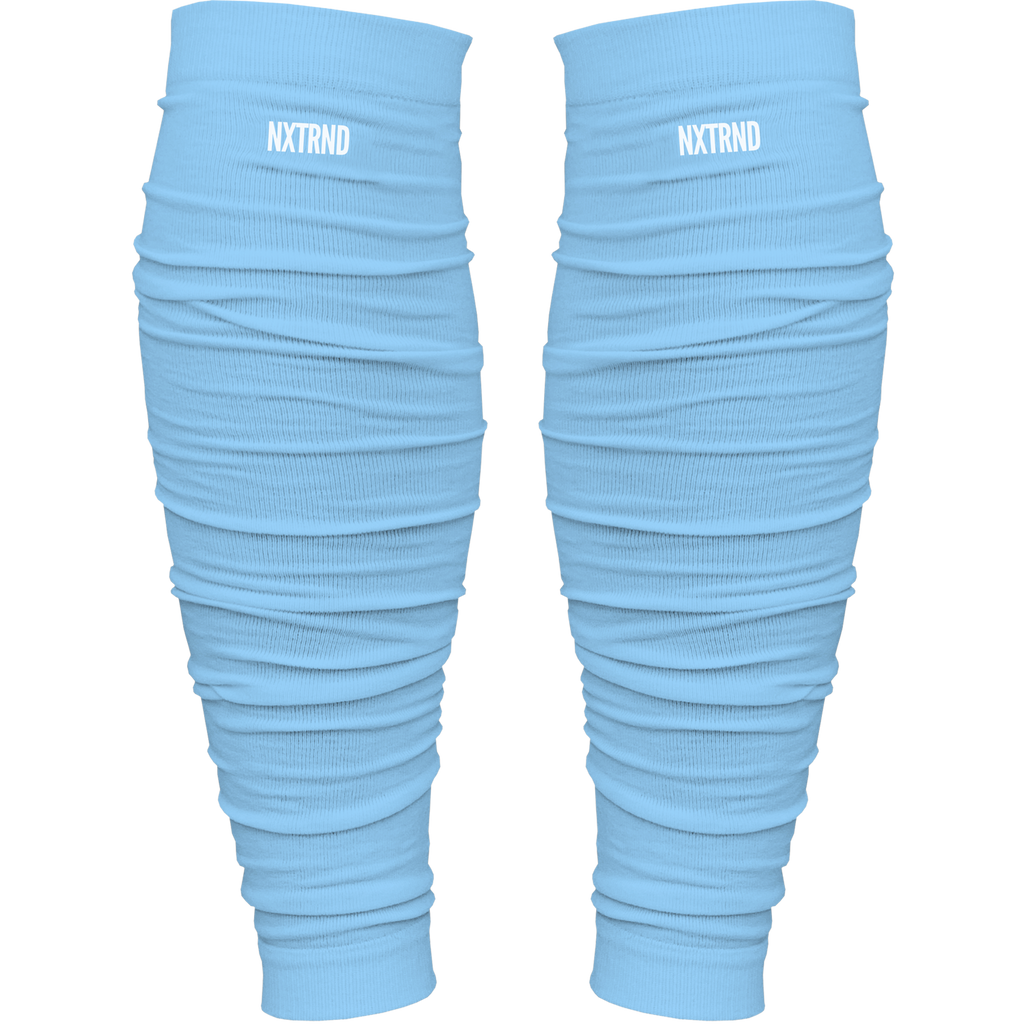 NXTRND Scrunch Football Leg Sleeves Columbia Blue