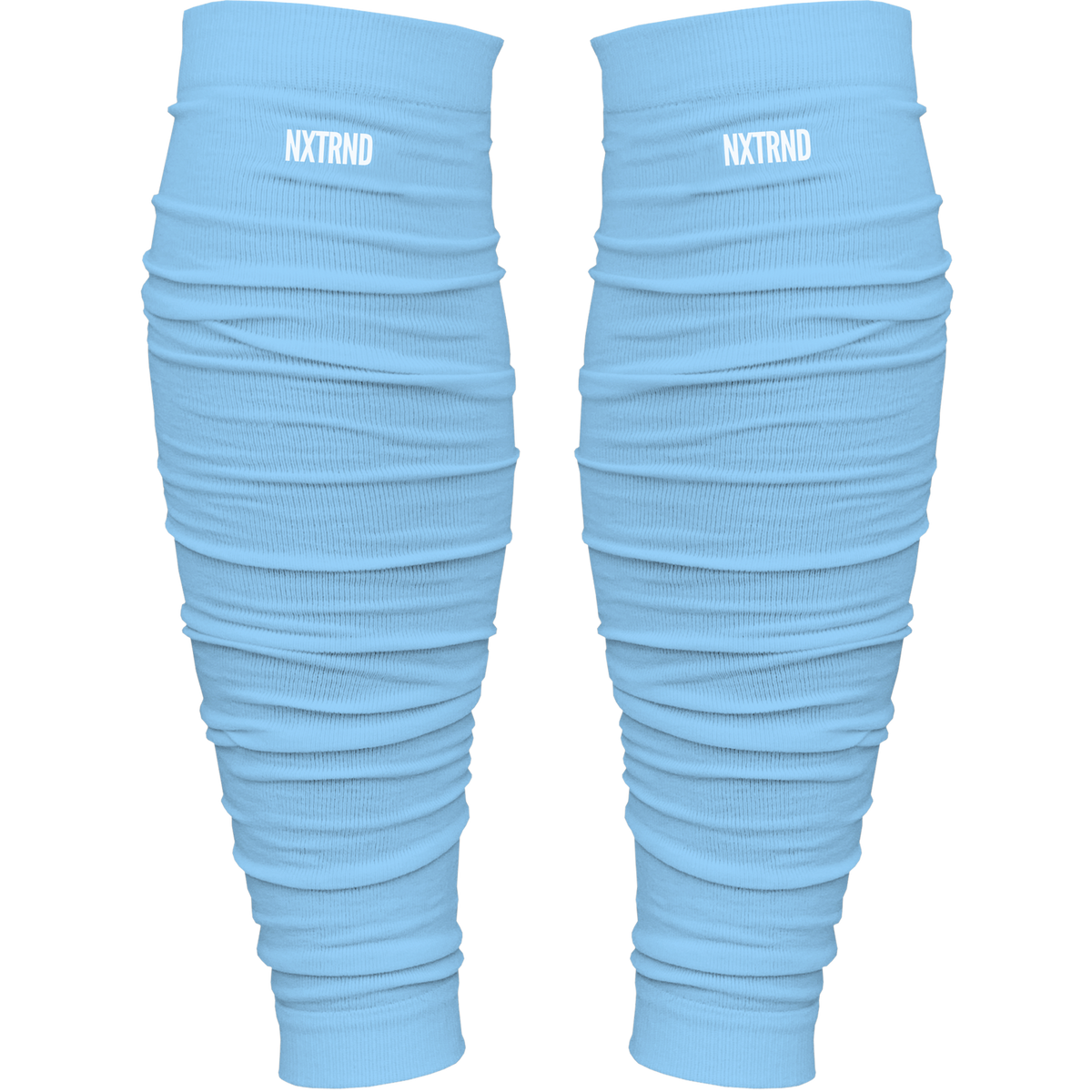 NXTRND Scrunch Football Leg Sleeves Columbia Blue