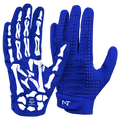 NXTRND G2® Pro Skeleton Football Gloves Blue & White