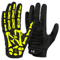 NXTRND G2® Pro Skeleton Football Gloves Black & Yellow