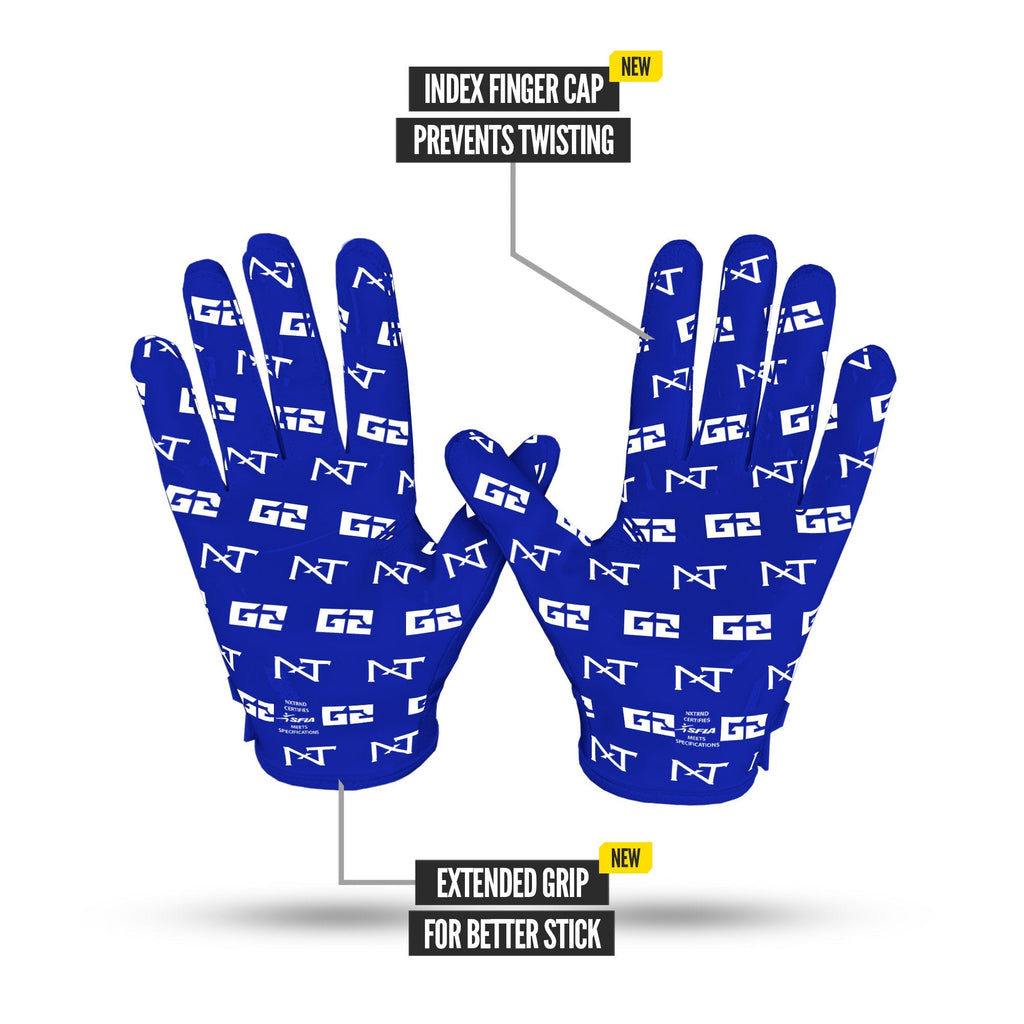 NXTRND G2® Pro Football Gloves Blue