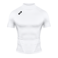 Nxtrnd Core Turtleneck Compression Short Sleeve White