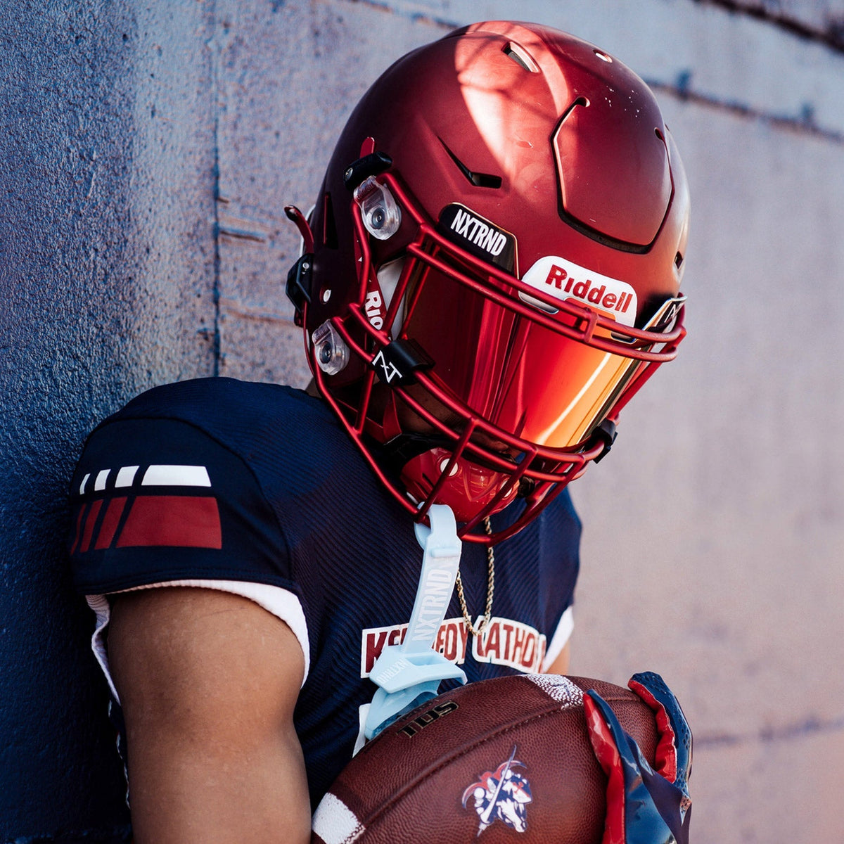 NXTRND VZR1® Football Visor Red