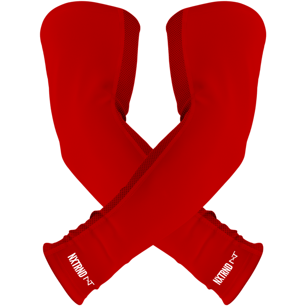 NXTRND AirTek Arm Sleeves Red (1 Pair)