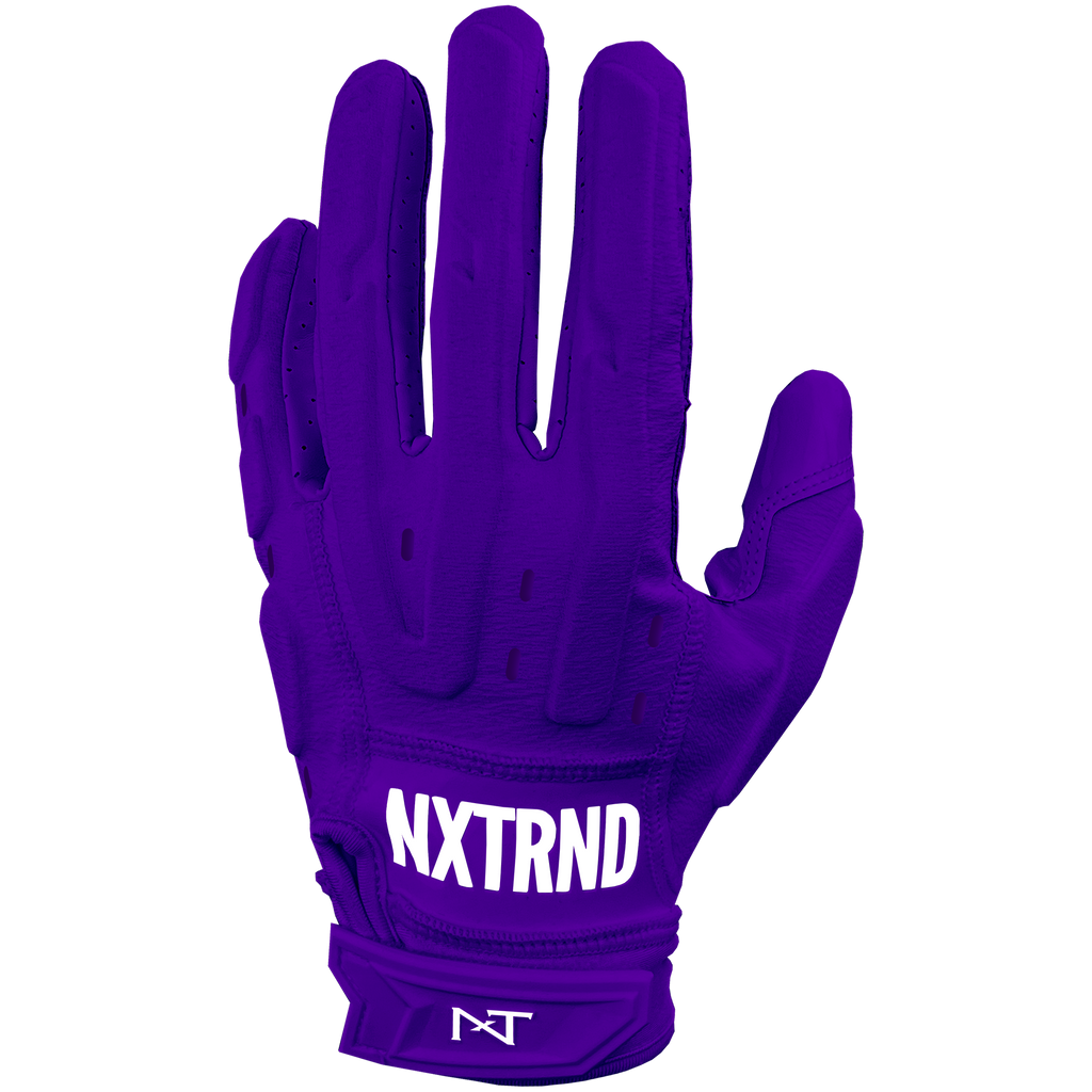 NXTRND G3® Pro Padded Football Gloves Purple
