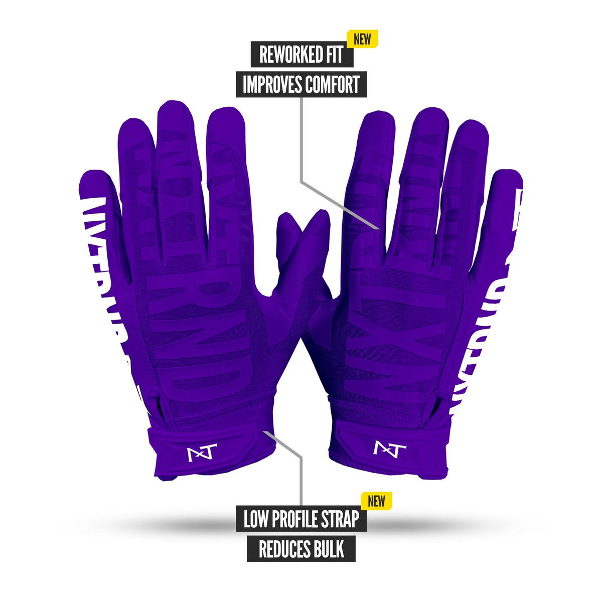 NXTRND G1® Pro Football Gloves Purple