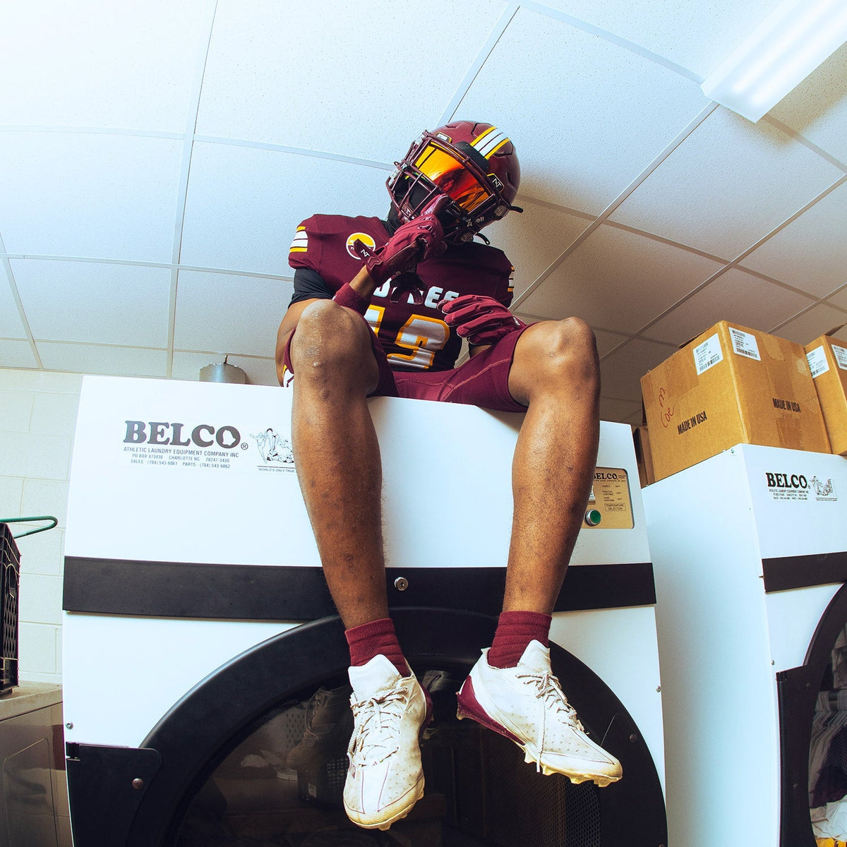 NXTRND Quarter Socks Maroon (3-Pairs)