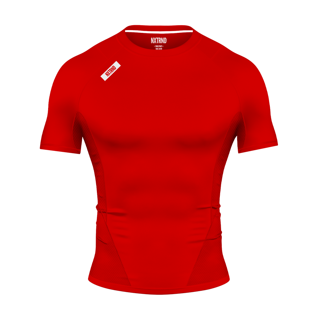 Nxtrnd Core Compression Short Sleeve Red