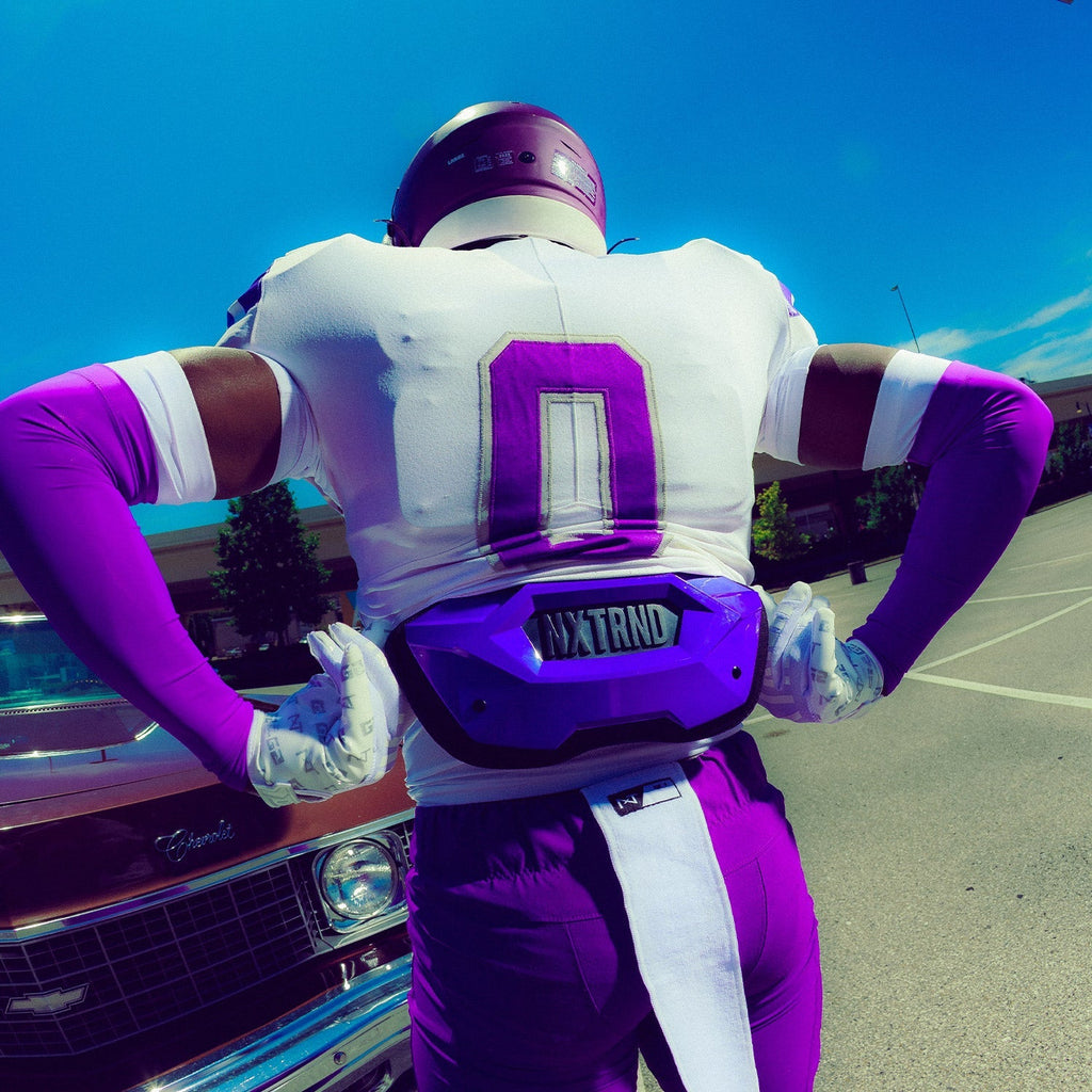 NXTRND B-PLATE® Pro Football Back Plate Purple