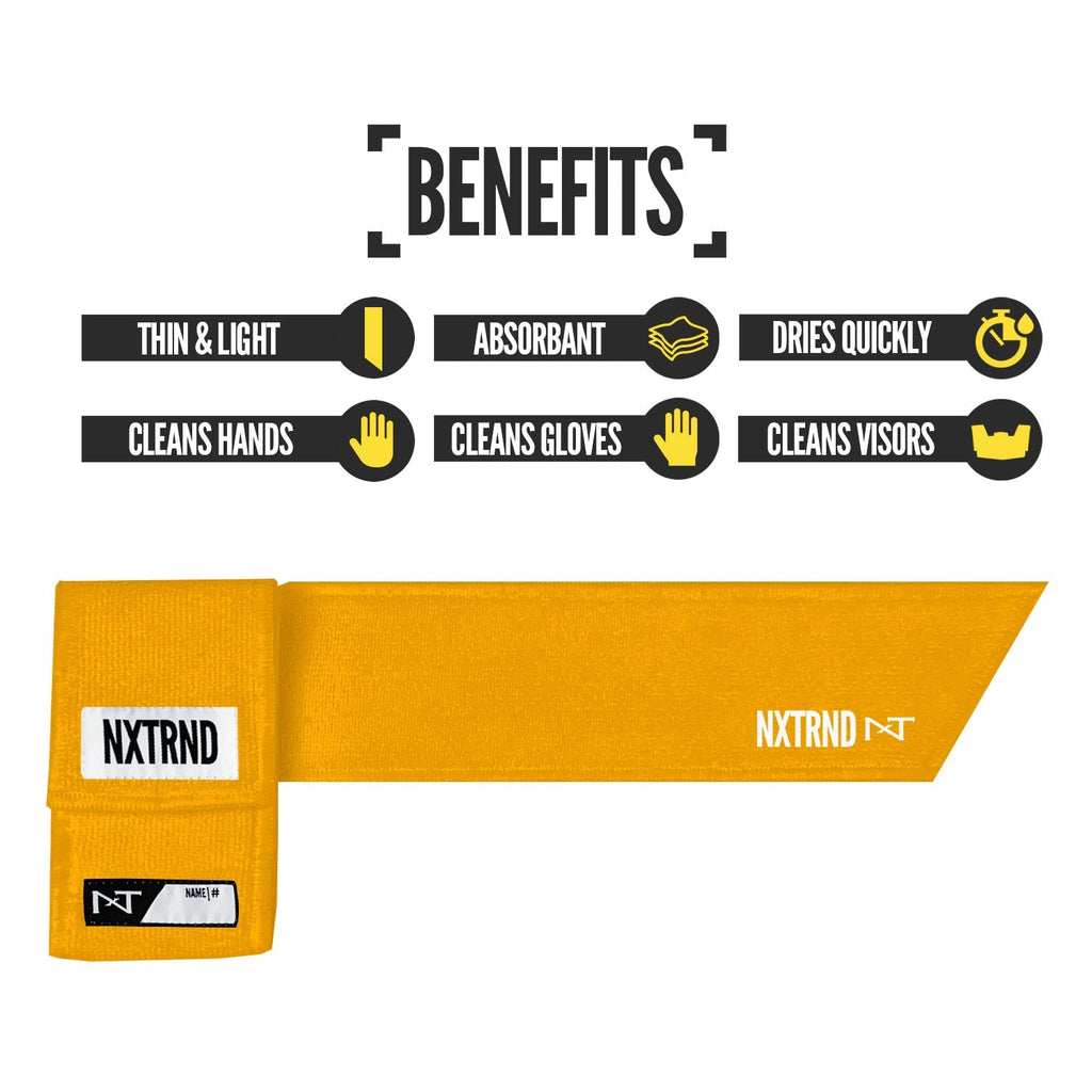 Nxtrnd Streamer Football Towel Yellow