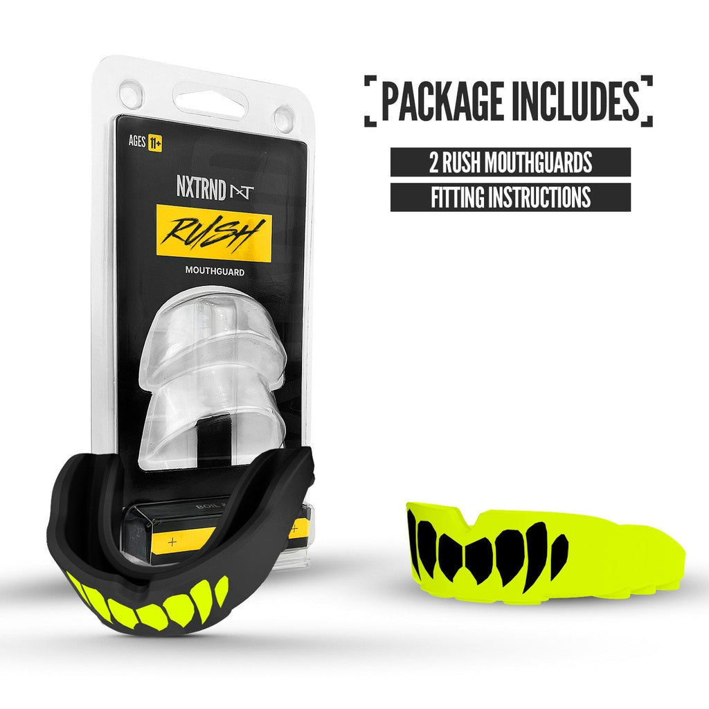 NXTRND Rush® Neon Yellow & Black Fangs (2 Pack)