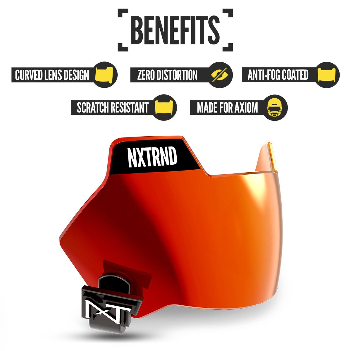 NXTRND VZX Football Visor Red
