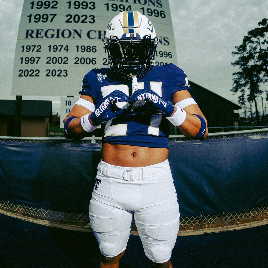 NXTRND G1® Pro Football Gloves Navy Blue