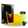NXTRND VZX Football Visor Clear Gold