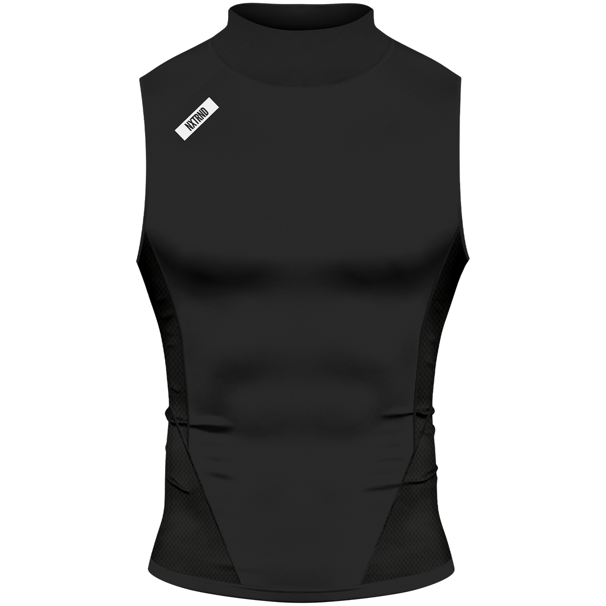 Nxtrnd Core Turtleneck Compression Sleeveless Black
