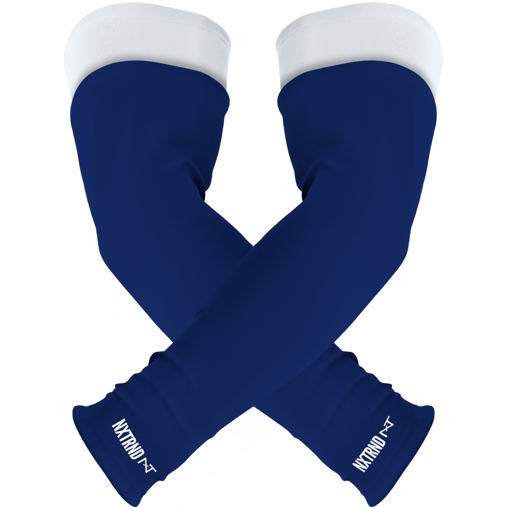 NXTRND Double Arm Sleeves Navy Blue (1 Pair)