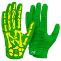 NXTRND G2® Pro Skeleton Football Gloves Green & Yellow