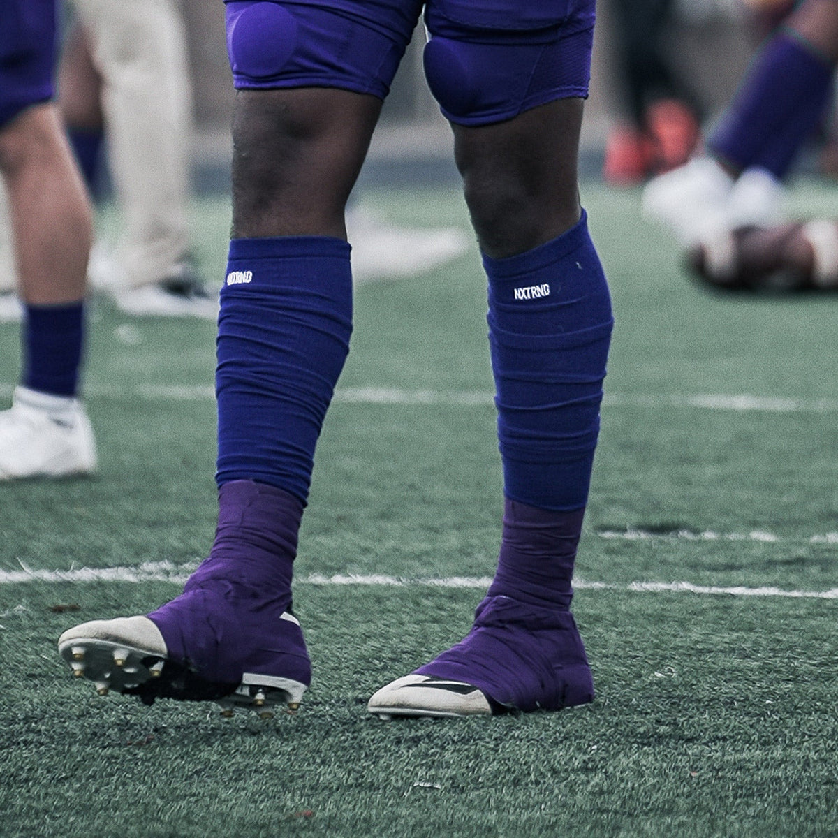 NXTRND XTD® Scrunch Football Socks Purple