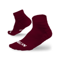 NXTRND Quarter Socks Maroon (3-Pairs)