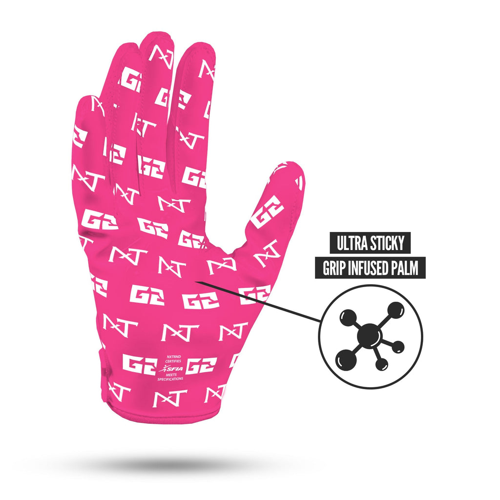 NXTRND G2® Pro Football Gloves Pink