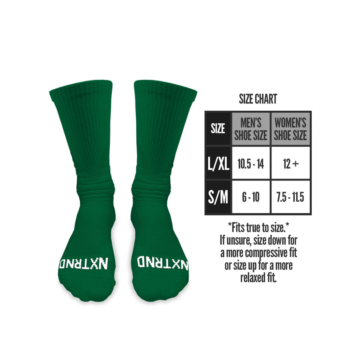 NXTRND Crew Socks Green (3-Pairs)