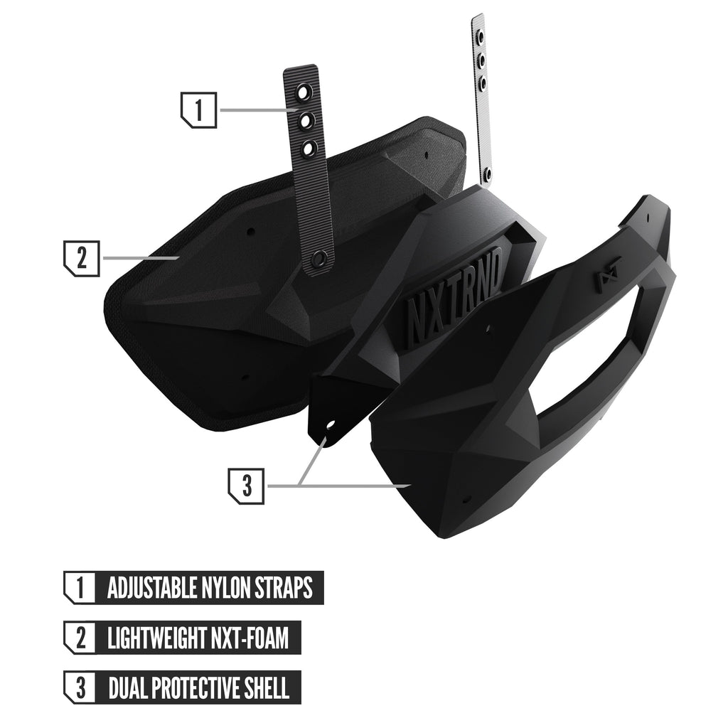 NXTRND B-PLATE® Pro Football Back Plate Black