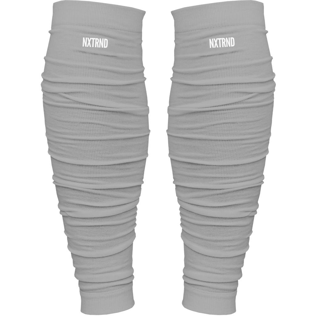 NXTRND Scrunch Football Leg Sleeves Light Grey