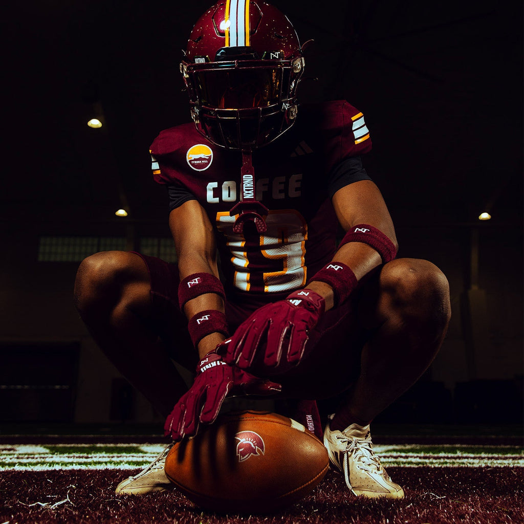NXTRND G3® Pro Padded Football Gloves Maroon