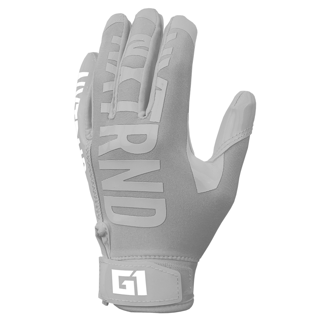 NXTRND G1® Youth Football Gloves Grey