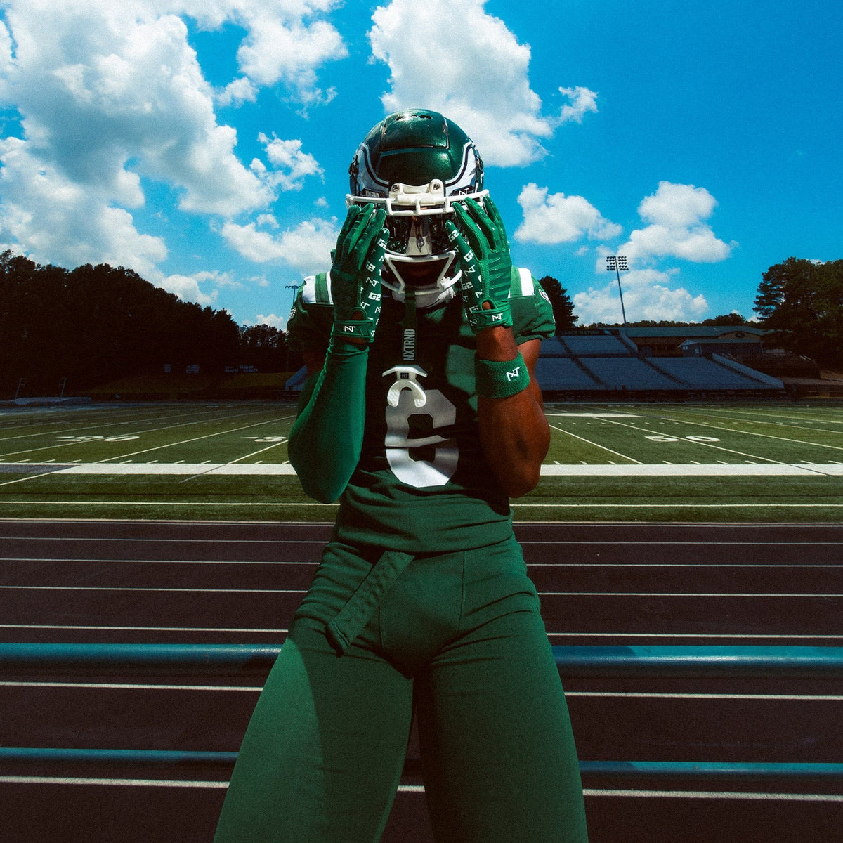 NXTRND G2® Pro Football Gloves Dark Green