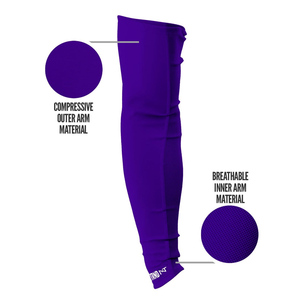 NXTRND AirTek Arm Sleeves Purple (1 Pair)