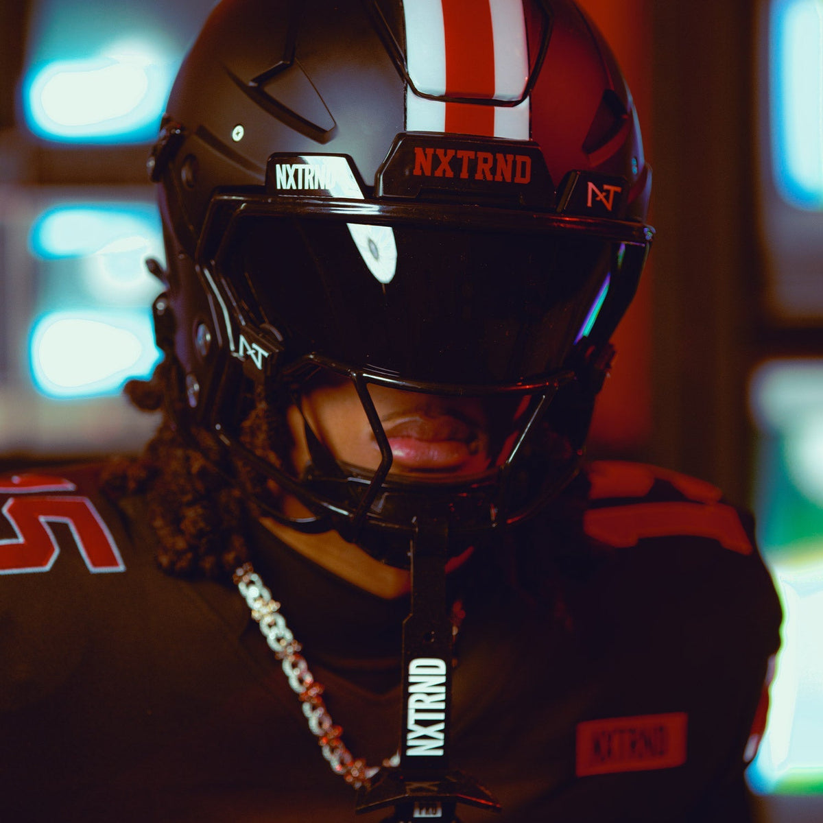 NXTRND VZX Football Visor Black