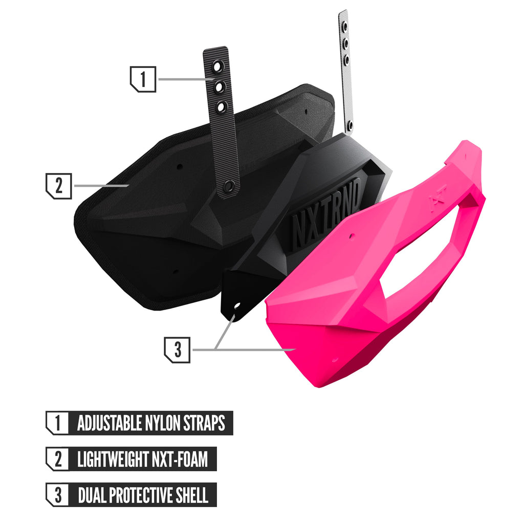 NXTRND B-PLATE® Pro Football Back Plate Pink