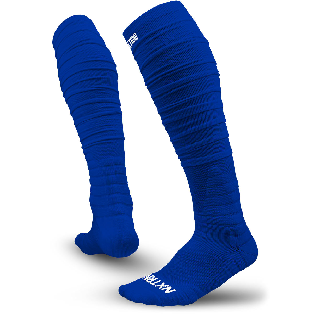 NXTRND XTD® Scrunch Football Socks Blue