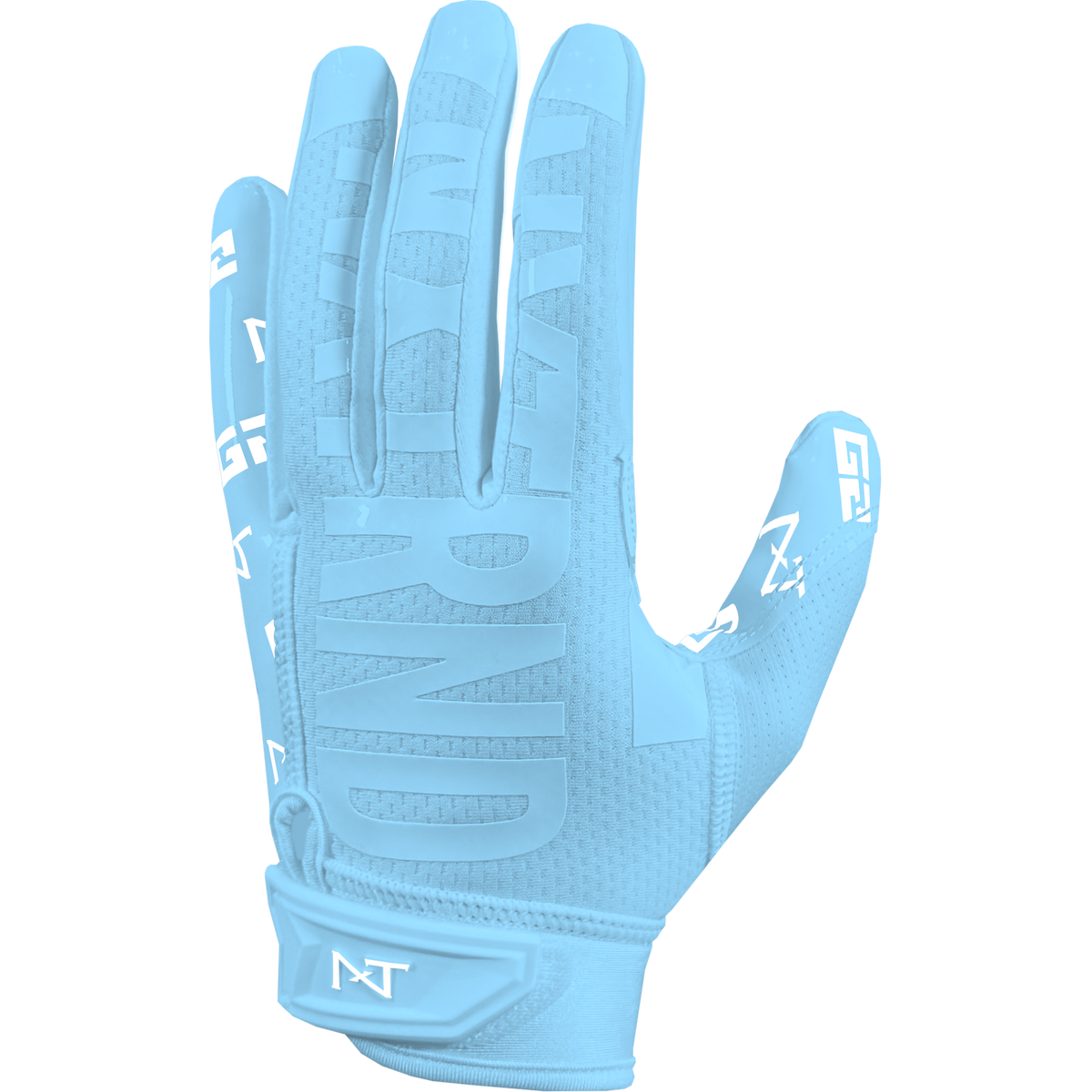NXTRND G2® Pro Football Gloves Columbia Blue