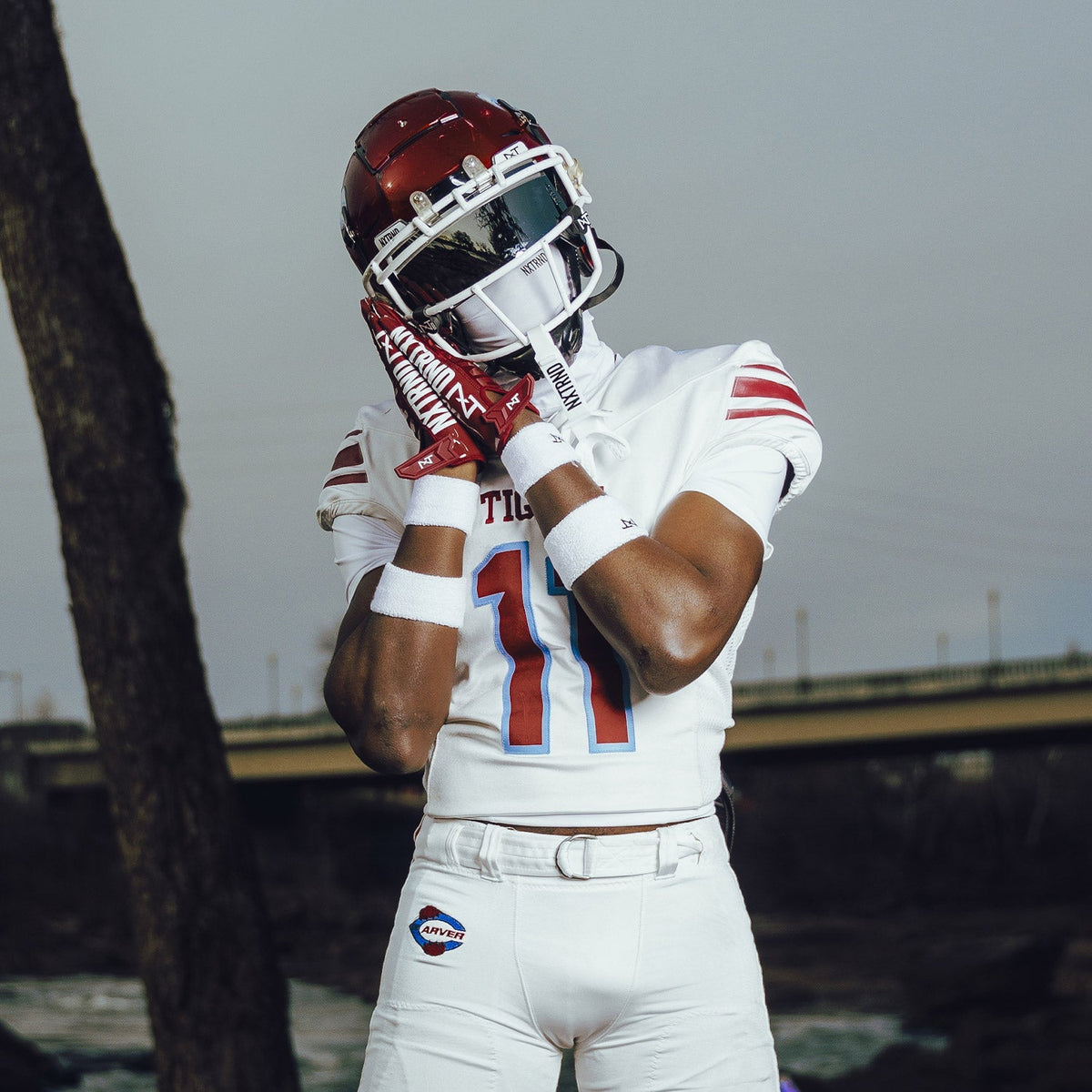 NXTRND G1® Pro Football Gloves Maroon