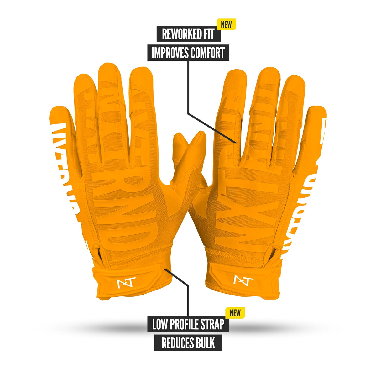 NXTRND G1® Pro Football Gloves Yellow