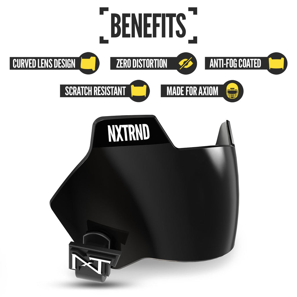 NXTRND VZX Football Visor Black