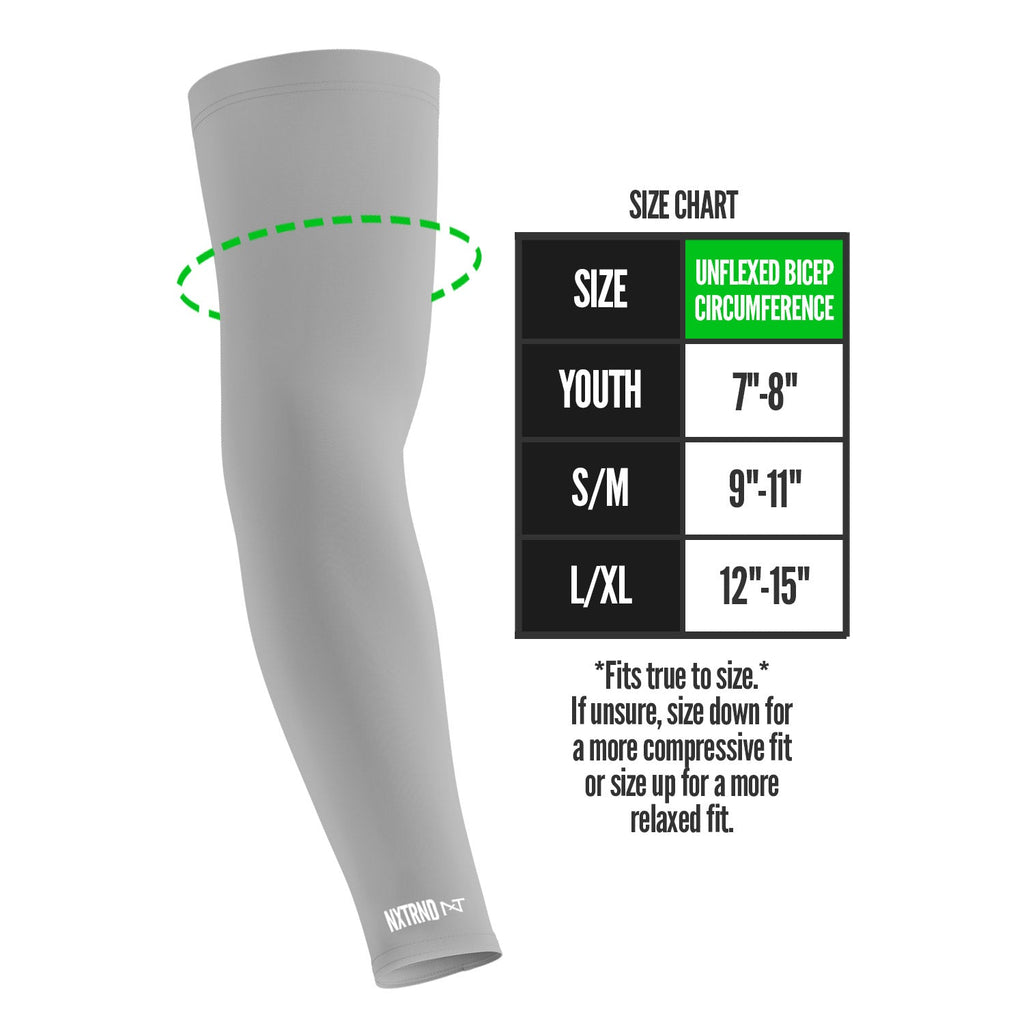 NXTRND AirTek Arm Sleeves Grey (1 Pair)