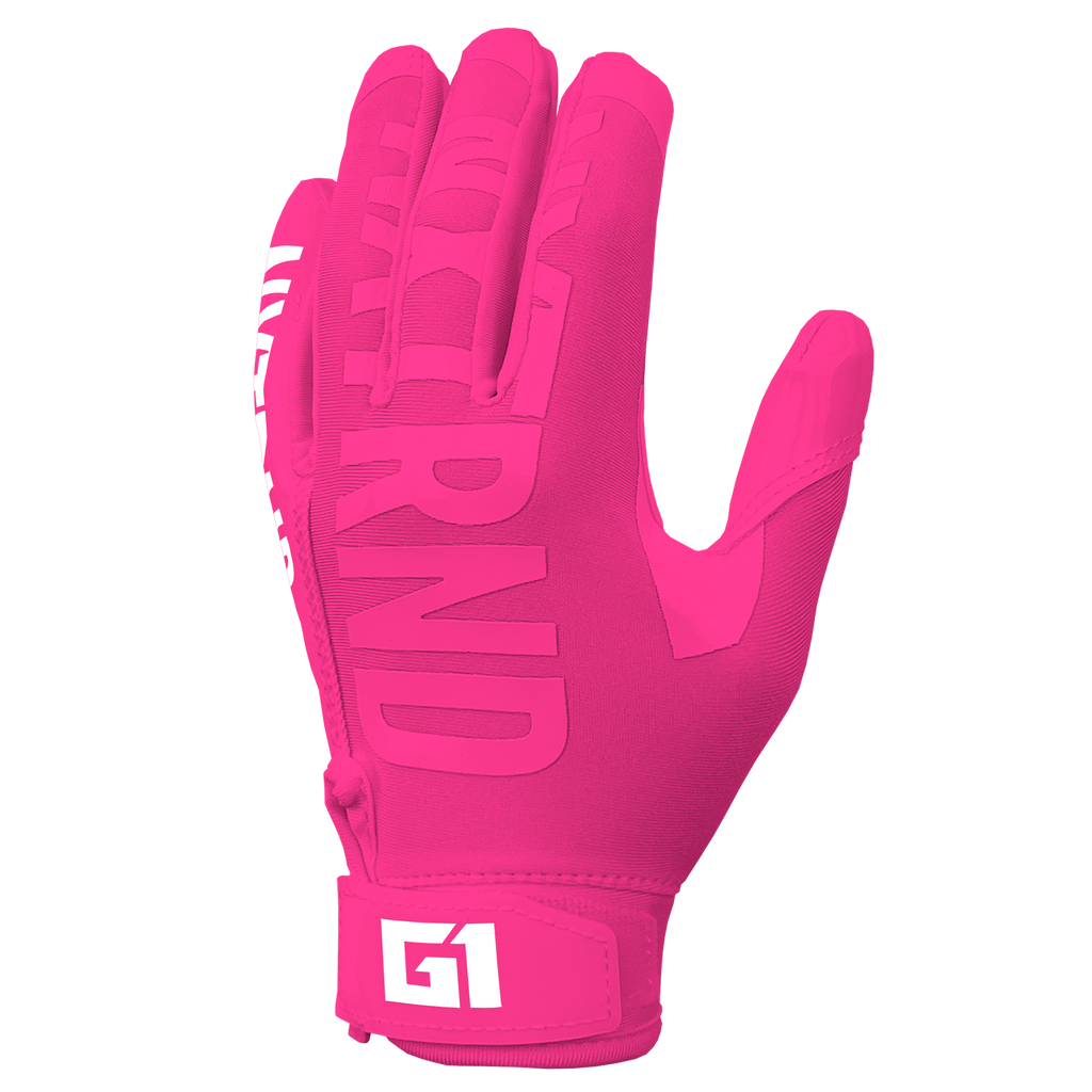 NXTRND G1® Youth Football Gloves Pink