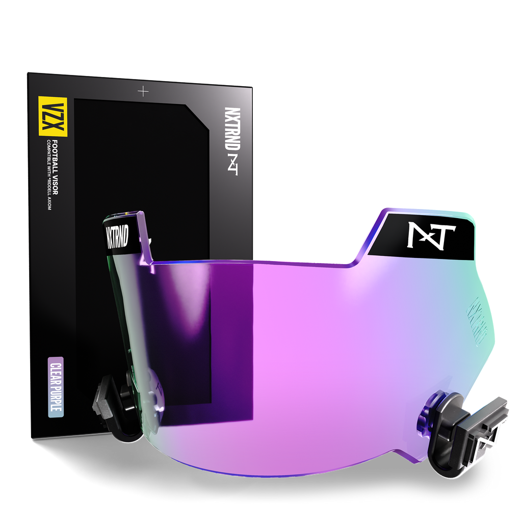 NXTRND VZX Football Visor Clear Purple