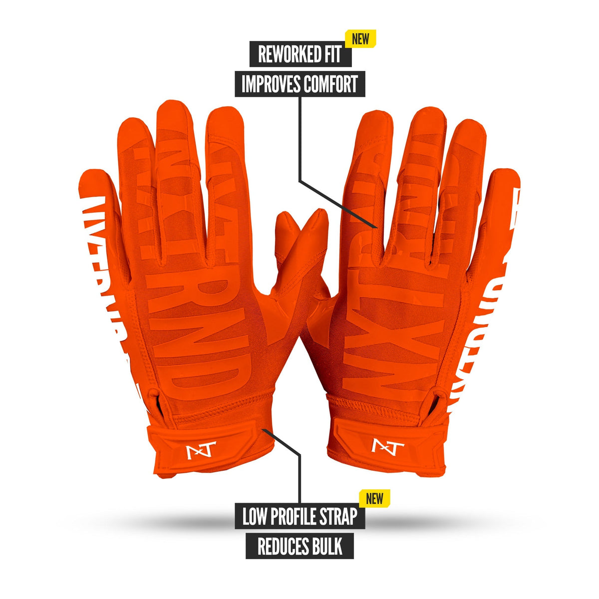 NXTRND G1® Pro Football Gloves Orange