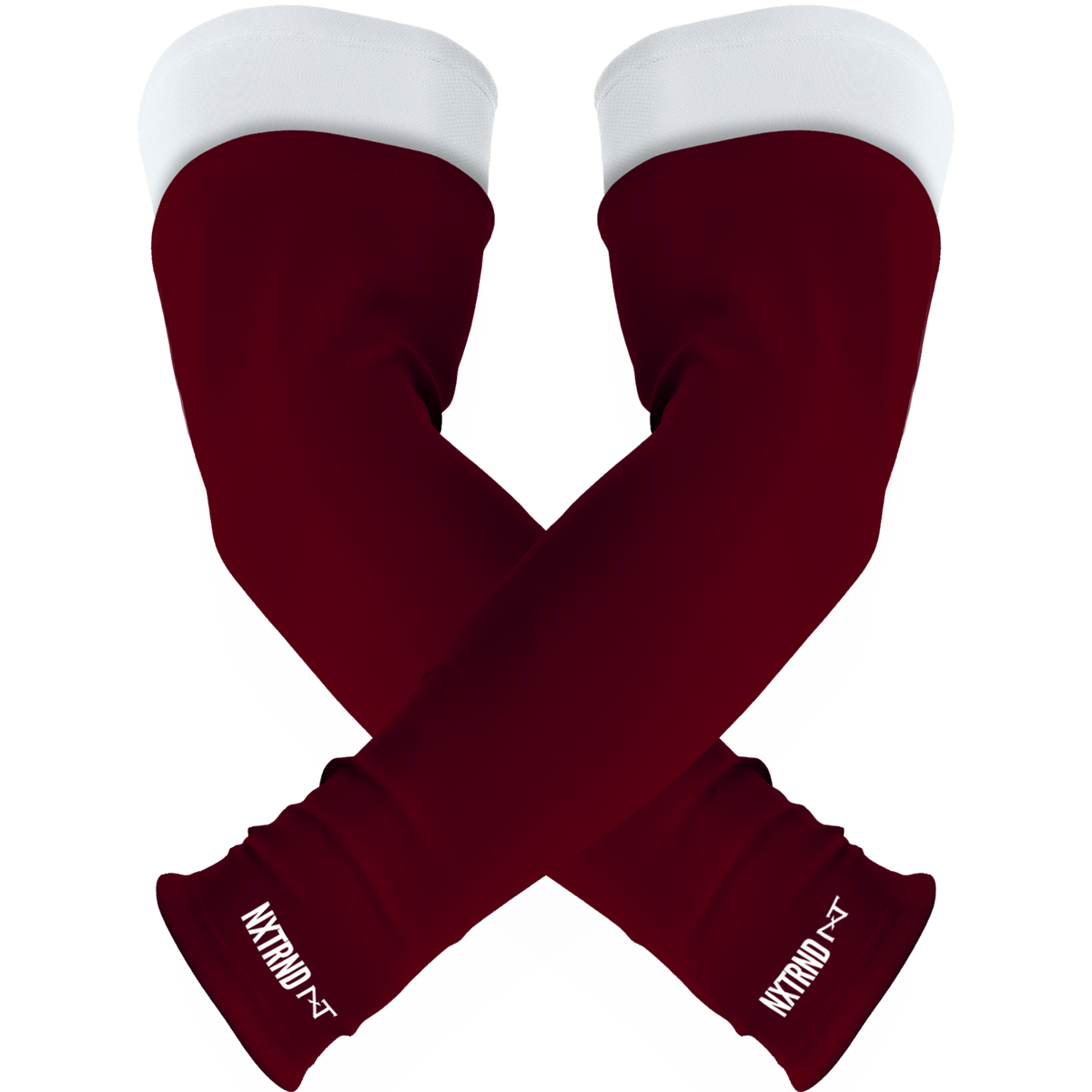 NXTRND Double Arm Sleeves Maroon (1 Pair)