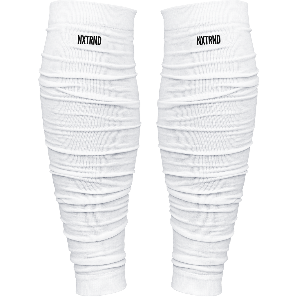 NXTRND Scrunch Football Leg Sleeves White