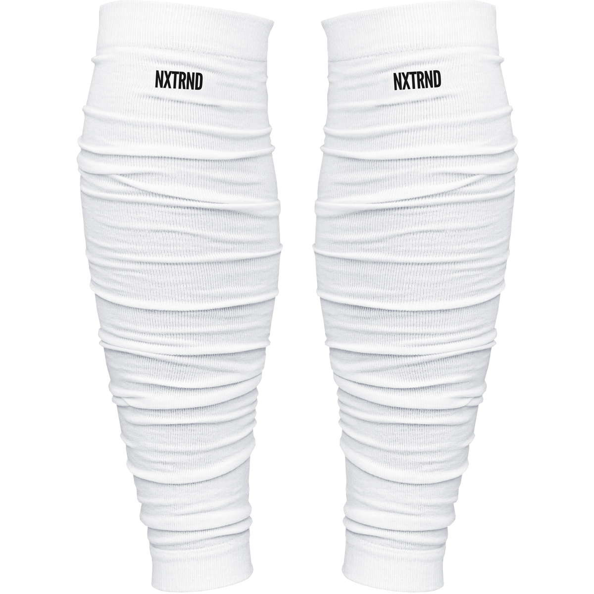 NXTRND Scrunch Football Leg Sleeves White