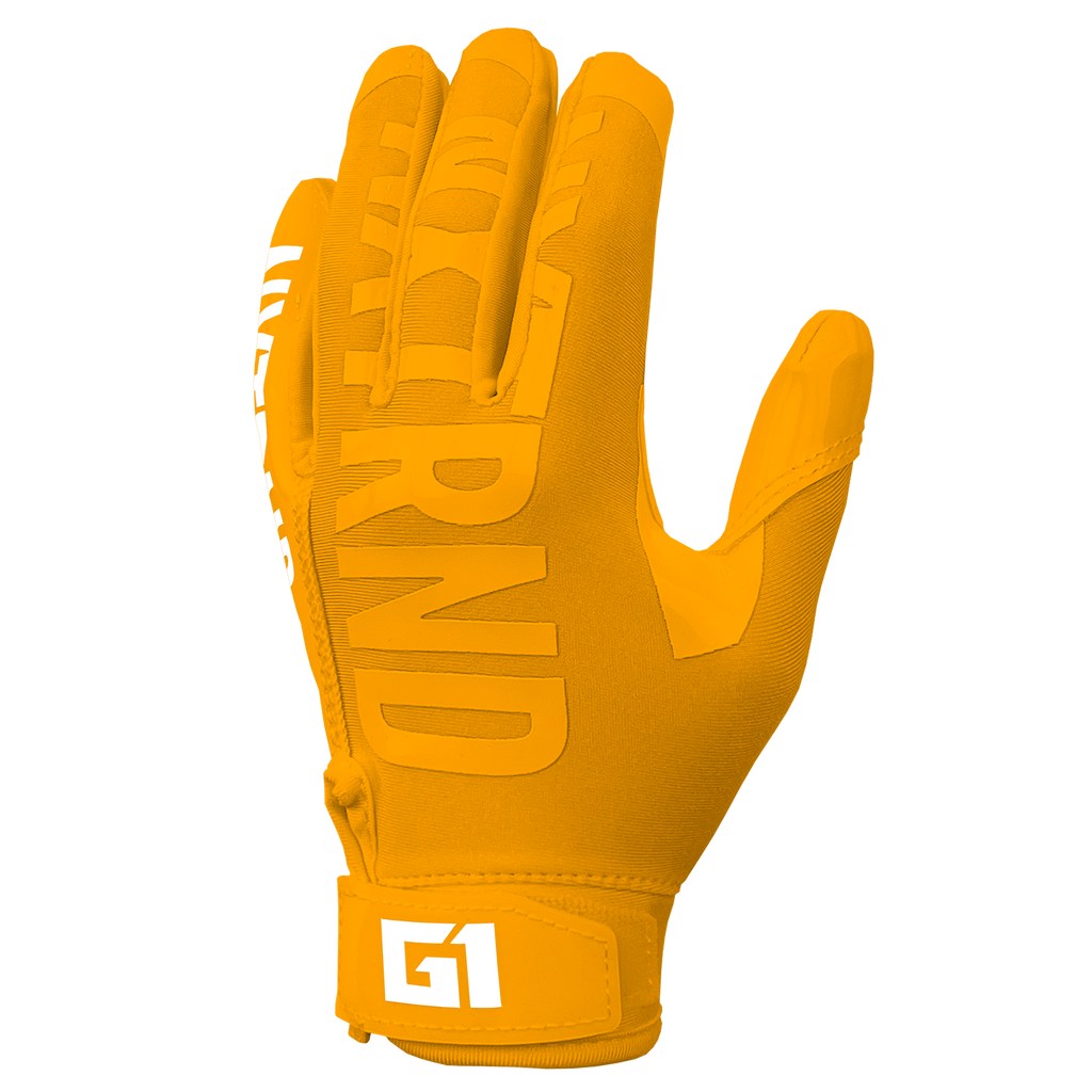 NXTRND G1® Youth Football Gloves Yellow