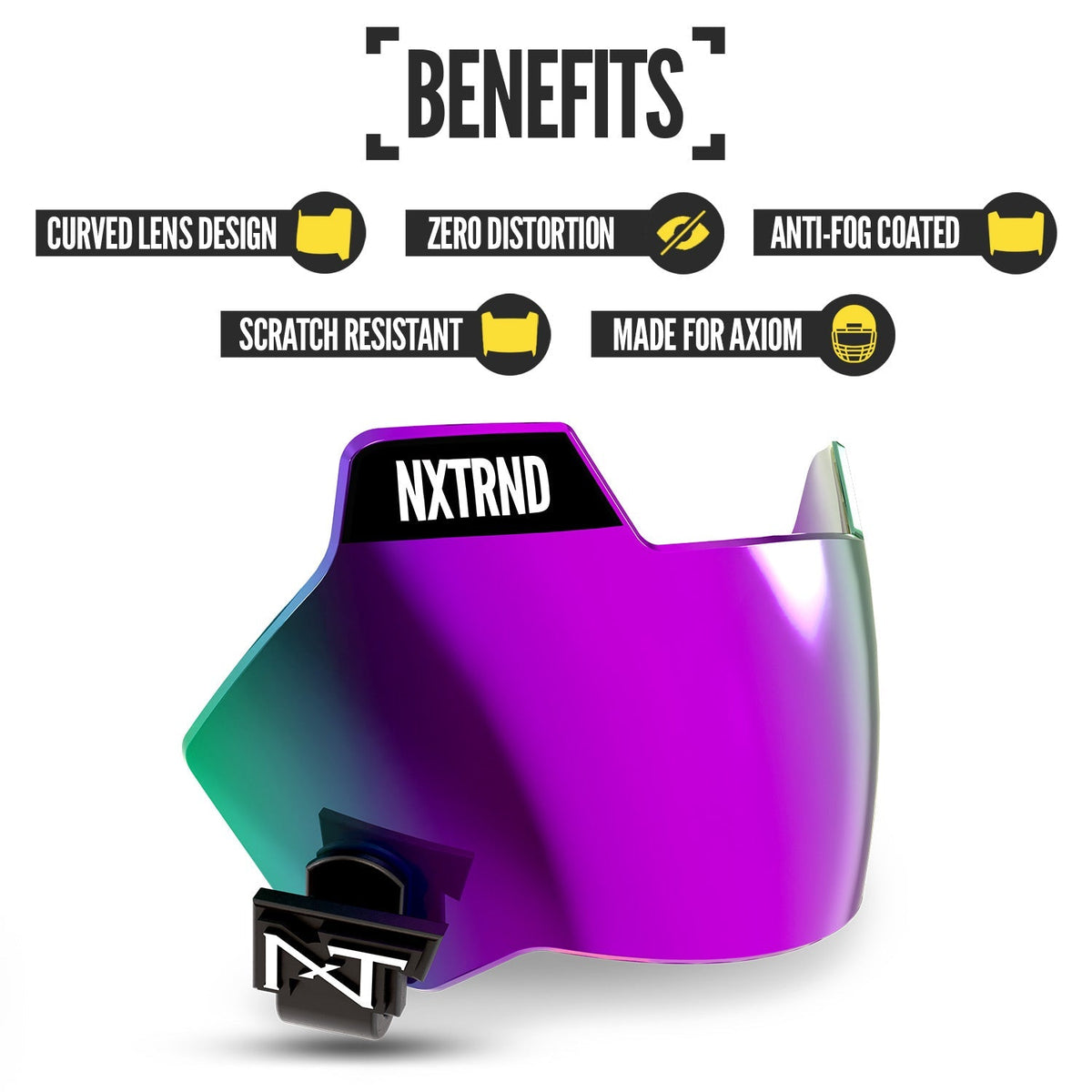 NXTRND VZX Football Visor Purple