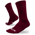 NXTRND Crew Socks Maroon (3-Pairs)